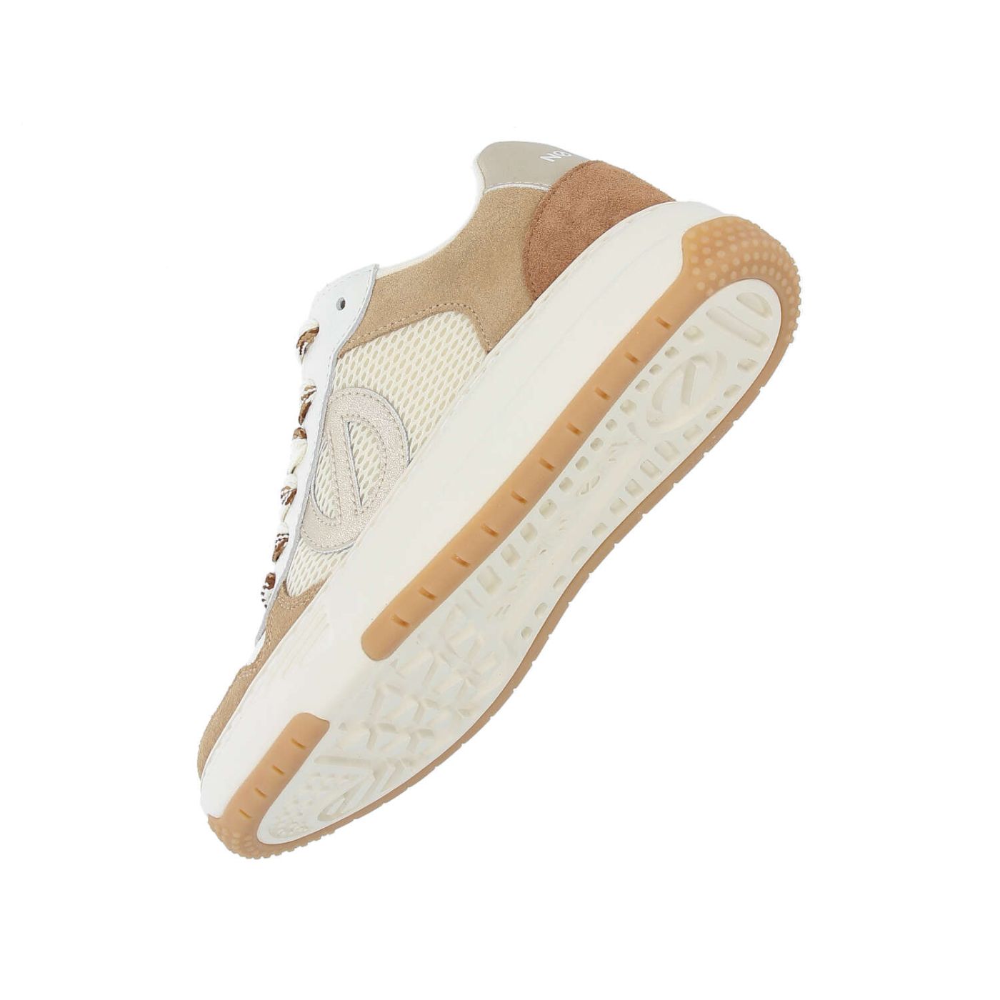 ALISON SNEAKER W - SDE/MESH/GRAIN - NUTS/BEIGE